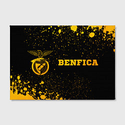 Холст прямоугольный Benfica - gold gradient по-горизонтали, цвет: 3D-принт — фото 2