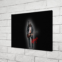 Холст прямоугольный Слэш музыкант группы Guns N Roses, цвет: 3D-принт — фото 2