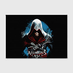 Холст прямоугольный Assassins creed темный синий фон, цвет: 3D-принт — фото 2