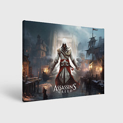 Холст прямоугольный Assassins creed poster game, цвет: 3D-принт