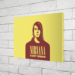 Холст прямоугольный Kurt Cobain Nirvana, цвет: 3D-принт — фото 2
