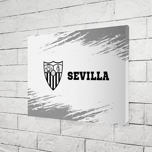 Картина прямоугольная Sevilla sport на светлом фоне по-горизонтали / 3D-принт – фото 3