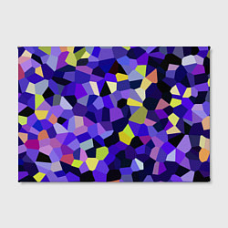 Холст прямоугольный Мозаика фиолетовая, цвет: 3D-принт — фото 2