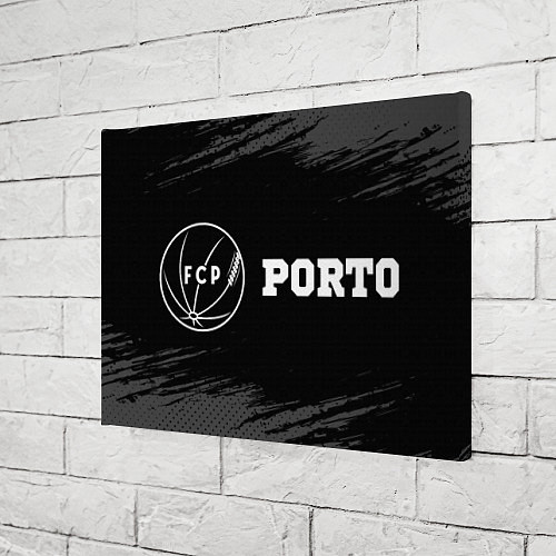 Картина прямоугольная Porto sport на темном фоне по-горизонтали / 3D-принт – фото 3