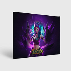 Холст прямоугольный League Of Legends Akali Kda, цвет: 3D-принт