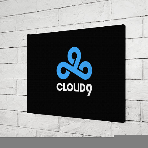 Картина прямоугольная Cloud9 - esports logo / 3D-принт – фото 3