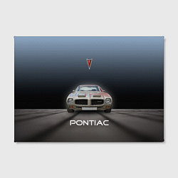 Холст прямоугольный Американский масл-кар Pontiac, цвет: 3D-принт — фото 2