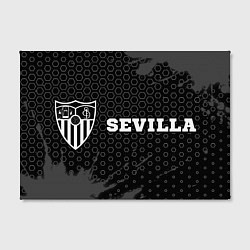 Холст прямоугольный Sevilla sport на темном фоне по-горизонтали, цвет: 3D-принт — фото 2