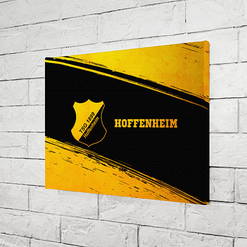 Картина прямоугольная Hoffenheim - gold gradient по-горизонтали / 3D-принт – фото 3