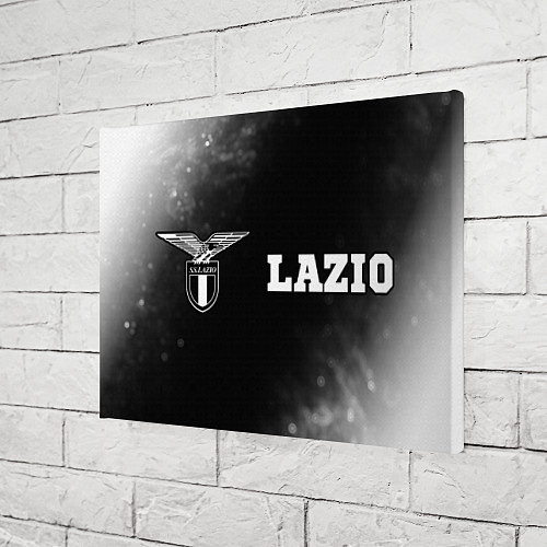 Картина прямоугольная Lazio sport на темном фоне по-горизонтали / 3D-принт – фото 3