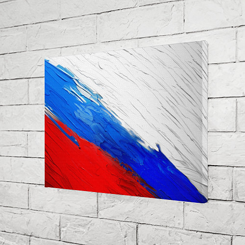 Картина прямоугольная Триколор красками / 3D-принт – фото 3