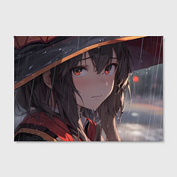 Холст прямоугольный Konosuba Мэгумин cute, цвет: 3D-принт — фото 2