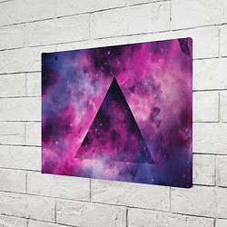 Холст прямоугольный Пирамида в космосе абстракции, цвет: 3D-принт — фото 2