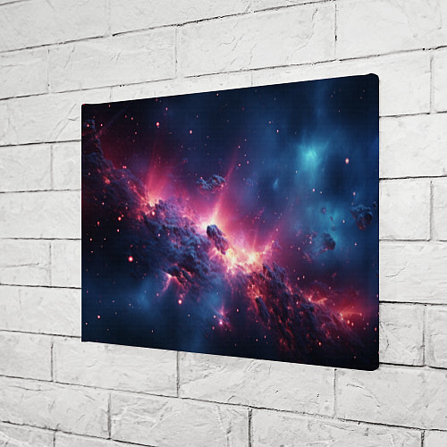 Картина прямоугольная Взрыв в космосе / 3D-принт – фото 3