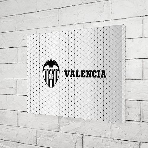 Картина прямоугольная Valencia sport на светлом фоне по-горизонтали / 3D-принт – фото 3