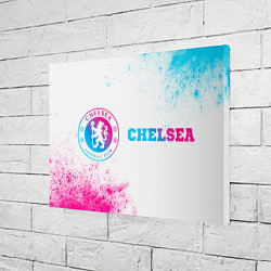 Холст прямоугольный Chelsea neon gradient style по-горизонтали, цвет: 3D-принт — фото 2