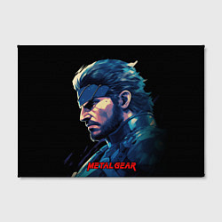 Холст прямоугольный Веном Снейк Metal gear game, цвет: 3D-принт — фото 2