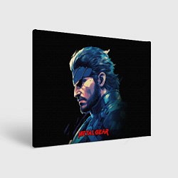 Холст прямоугольный Веном Снейк Metal gear game, цвет: 3D-принт