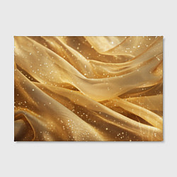 Холст прямоугольный Золотистая текстура с блестками, цвет: 3D-принт — фото 2