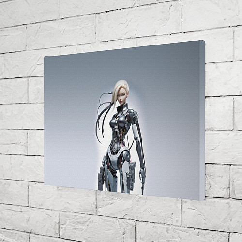 Картина прямоугольная Barbie - cyber warrior / 3D-принт – фото 3