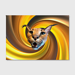 Холст прямоугольный Голова кота Шлепы, цвет: 3D-принт — фото 2
