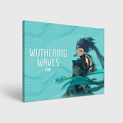 Холст прямоугольный Jiyan - Game Wuthering Waves, цвет: 3D-принт