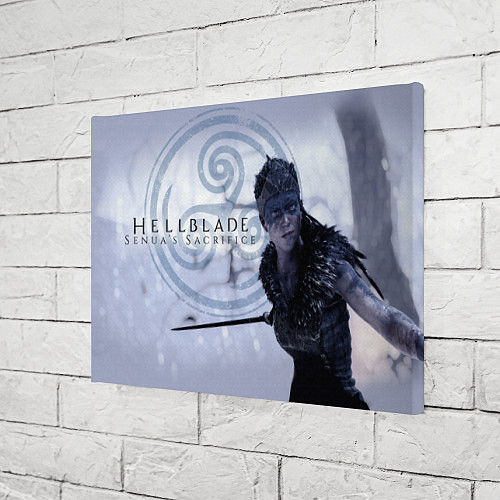 Картина прямоугольная Hellblade - Viking / 3D-принт – фото 3