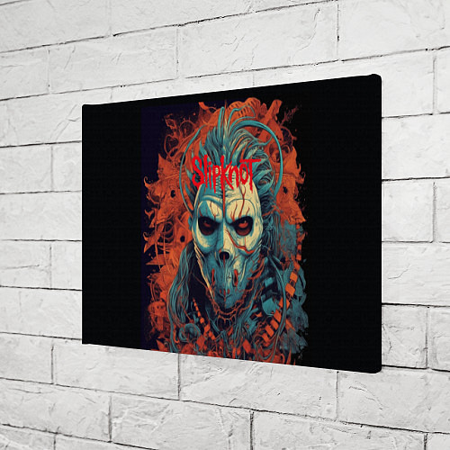 Картина прямоугольная Slipknot в маске / 3D-принт – фото 3