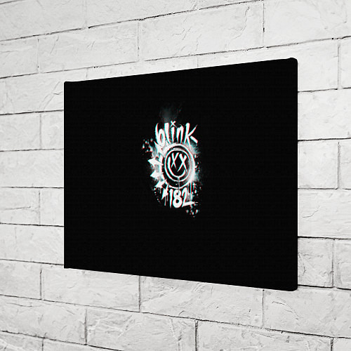 Картина прямоугольная Blink-182 glitch / 3D-принт – фото 3