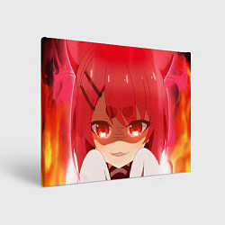 Холст прямоугольный Моя подруга олениха Нокотан Нэко Нэкоямада, цвет: 3D-принт