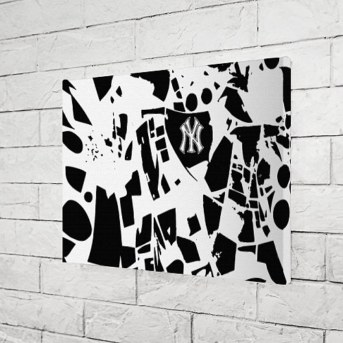 Картина прямоугольная New York yankees - abstraction / 3D-принт – фото 3