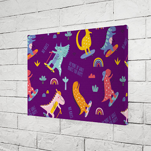 Картина прямоугольная No rules / 3D-принт – фото 3