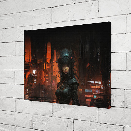 Картина прямоугольная Кибернетическая хозяйка подземелья / 3D-принт – фото 3