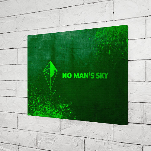 Картина прямоугольная No Mans Sky - green gradient по-горизонтали / 3D-принт – фото 3