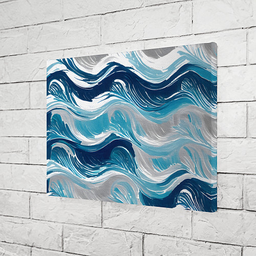 Картина прямоугольная Zen waves / 3D-принт – фото 3