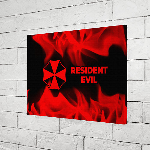 Картина прямоугольная Resident Evil - red gradient по-горизонтали / 3D-принт – фото 3