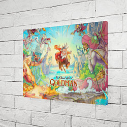 Холст прямоугольный Герои The eternal life of goldman, цвет: 3D-принт — фото 2