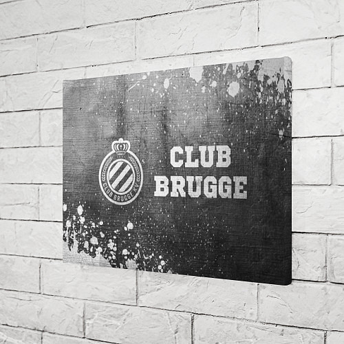 Картина прямоугольная Club Brugge - grey gradient по-горизонтали / 3D-принт – фото 3