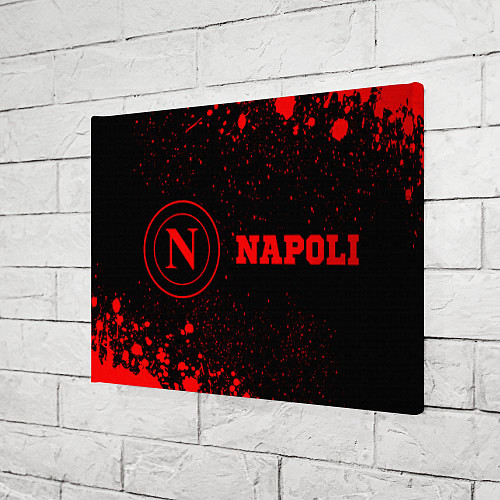 Картина прямоугольная Napoli - red gradient по-горизонтали / 3D-принт – фото 3