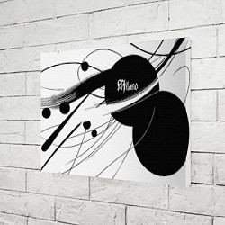 Холст прямоугольный Milano - fashion abstraction, цвет: 3D-принт — фото 2