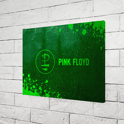 Картина прямоугольная Pink Floyd - green gradient по-горизонтали / 3D-принт – фото 3