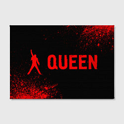 Холст прямоугольный Queen - red gradient по-горизонтали, цвет: 3D-принт — фото 2