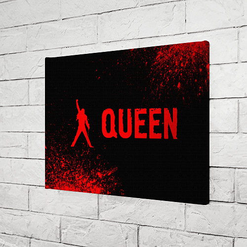 Картина прямоугольная Queen - red gradient по-горизонтали / 3D-принт – фото 3