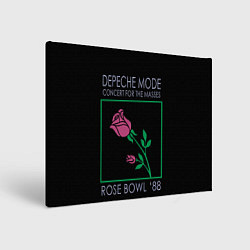 Холст прямоугольный Depeche Mode - Rose Bowl, цвет: 3D-принт