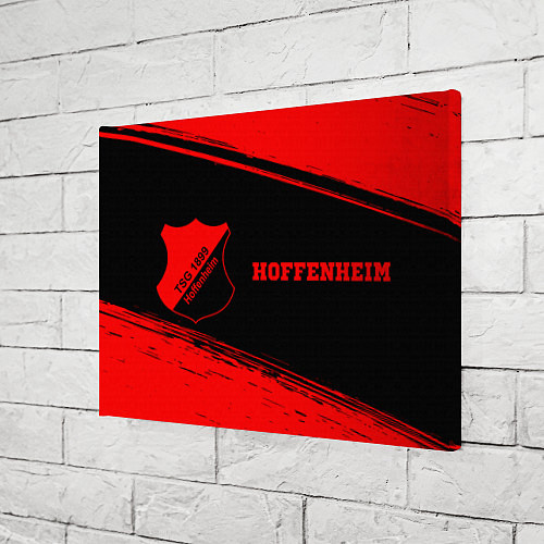 Картина прямоугольная Hoffenheim - red gradient по-горизонтали / 3D-принт – фото 3