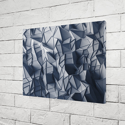 Картина прямоугольная Геометрические грани / 3D-принт – фото 3