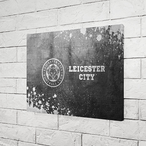 Картина прямоугольная Leicester City - grey gradient по-горизонтали / 3D-принт – фото 3