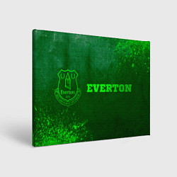 Холст прямоугольный Everton - green gradient по-горизонтали, цвет: 3D-принт