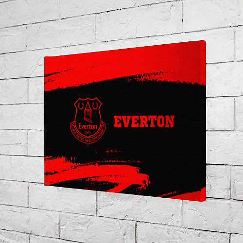 Картина прямоугольная Everton - red gradient по-горизонтали / 3D-принт – фото 3