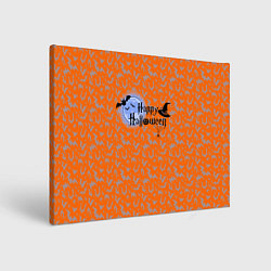 Холст прямоугольный Хэллоуин - луна, цвет: 3D-принт